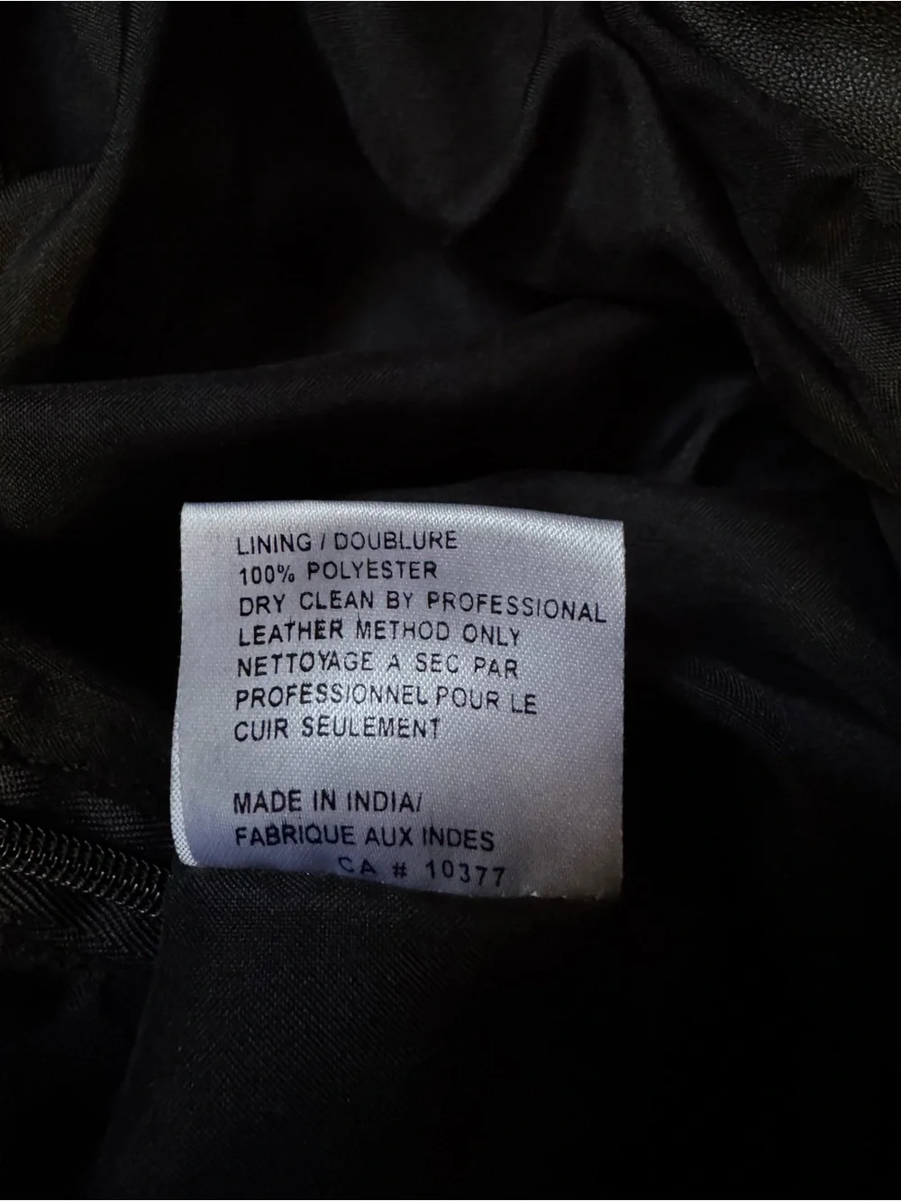 Margaret Godfrey Black 100% Leather Straight Leg Pants